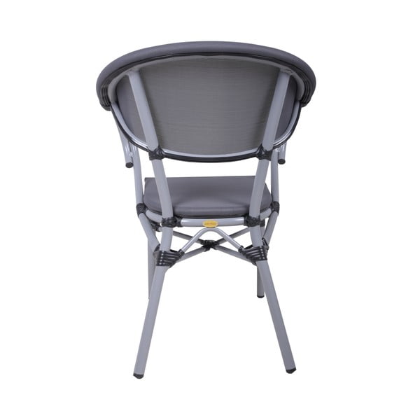 Szürke fém kerti szék Toskana – Garden Pleasure-image-3