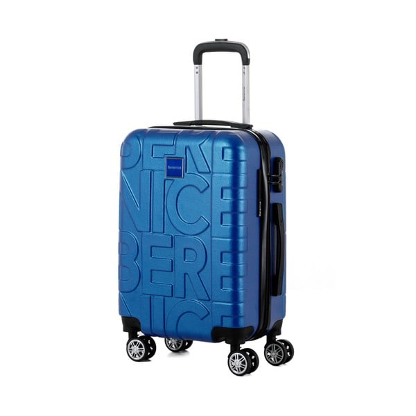 Typo kék bőrönd, 44 l - Berenice