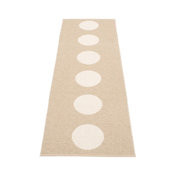 Bézs kültéri-beltéri futószőnyeg 70x225 cm Vera Beige – Pappelina