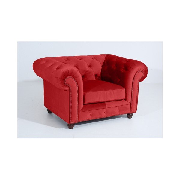 Orleans Velvet piros fotel - Max Winzer-image-2