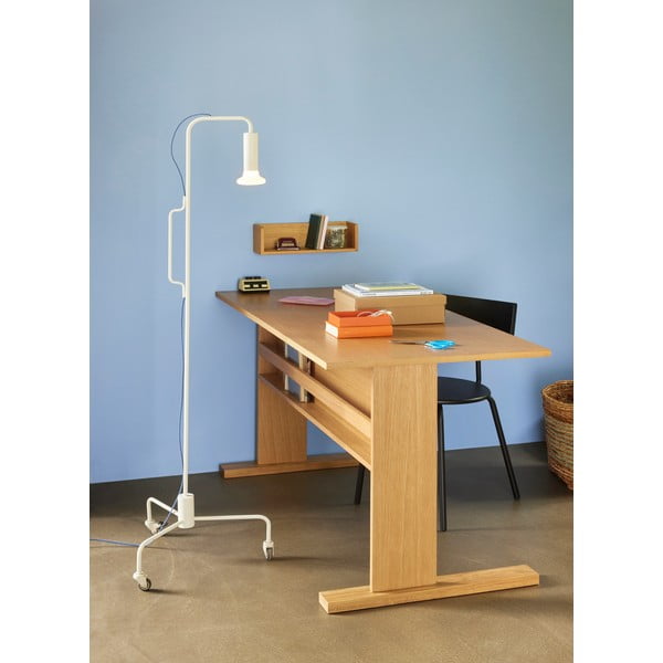 Natúr színű fali polc tölgyfa dekorral 40 cm Savor – Hübsch-image-3