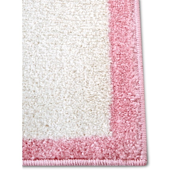 Fehér-rózsaszín gyerek szőnyeg 120x170 cm Bouncy – Hanse Home-image-3