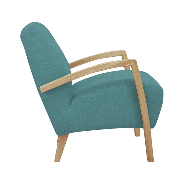 Luna világoskék fotel világos lábakkal - Windsor & Co Sofas-image-1