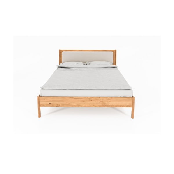 Natúr színű tölgyfa egyszemélyes ágy 90x200 cm Pola – The Beds-image-3