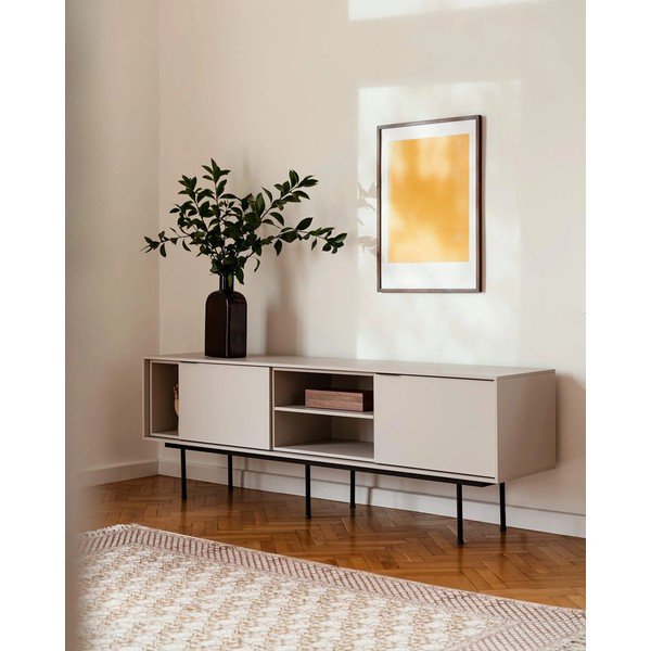 Borvörös TV-állvány 189x61x42 cm Mod – noo.ma-image-1