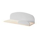 Kiddy nagyméretű szürke fali polc - Vipack