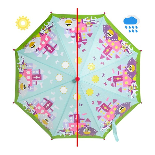 Fairy Princess színváltós gyerek esernyő, ⌀ 70 cm - Ambiance
