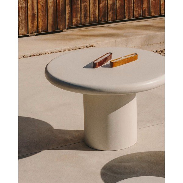 Kerek kerti étkezőasztal ø 90 cm Addaia – Kave Home-image-1