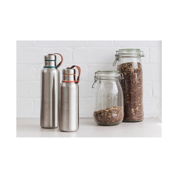 Insulated Vacuum Bottle kék duplafalú termosz rozsdamentes acélból, 750 ml - Black + Blum-image-3