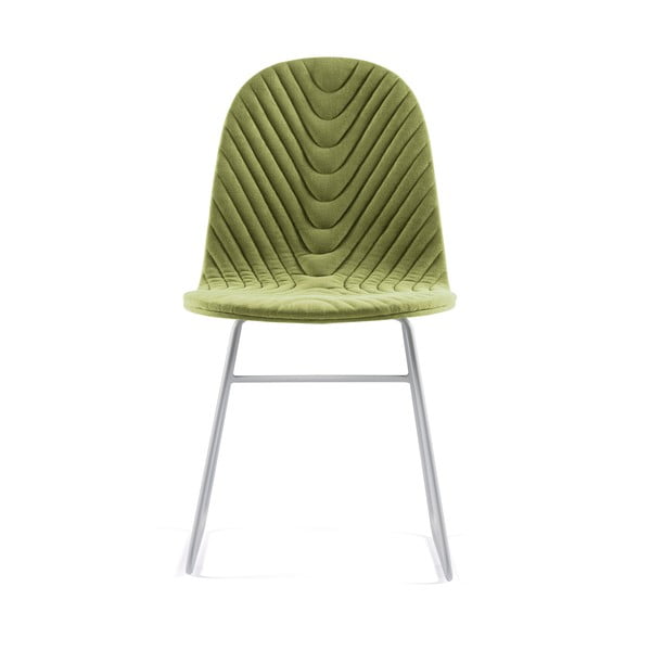 Mannequin V Wave világoszöld szék fém lábakkal - Iker