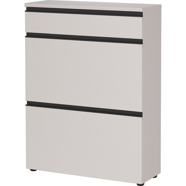 Krémszínű cipőtartó 80x107x29 cm Baldone – Germania