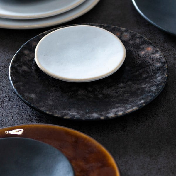 Roda Iris szürke agyagkerámia tálca, ⌀ 28 cm - Costa Nova-image-1