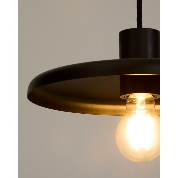 Fekete függőlámpa fém búrával Nuvira – Kave Home-image-1