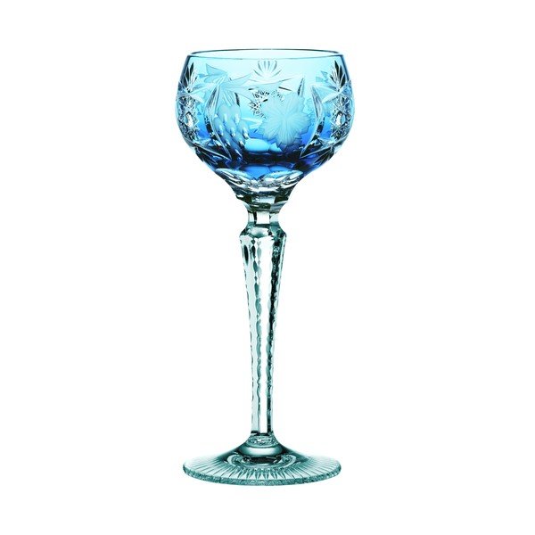 Traube Wine Hock Aquamarine türkiz kristályüveg borospohár, 230 ml - Nachtmann