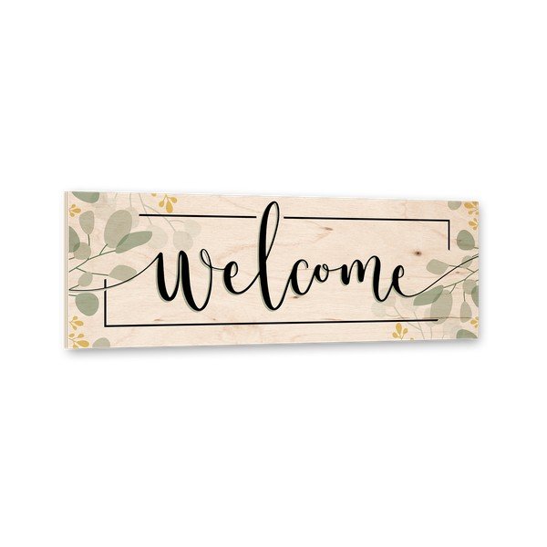 Welcome fali dekoráció, 25 x 70 cm - Styler-image-2