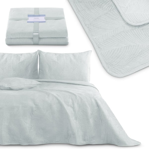 Világosszürke ágytakaró 200x220 cm Palsha – Restilo-image-3