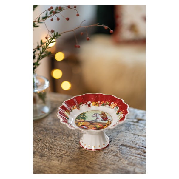 Porcelán szervírozó tányér karácsonyi motívummal, ø 14,5 cm - Villeroy & Boch