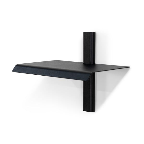 Fekete fém fali polc 28 cm Hola – Spinder Design-image-3