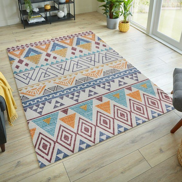 Mosható szőnyeg 120x170 cm MATCH LYLE AZTEC – Flair Rugs-image-1