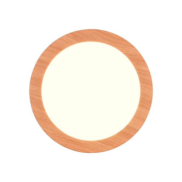 Natúr színű LED mennyezeti lámpa ø 26 cm Camillus – Reality-image-3