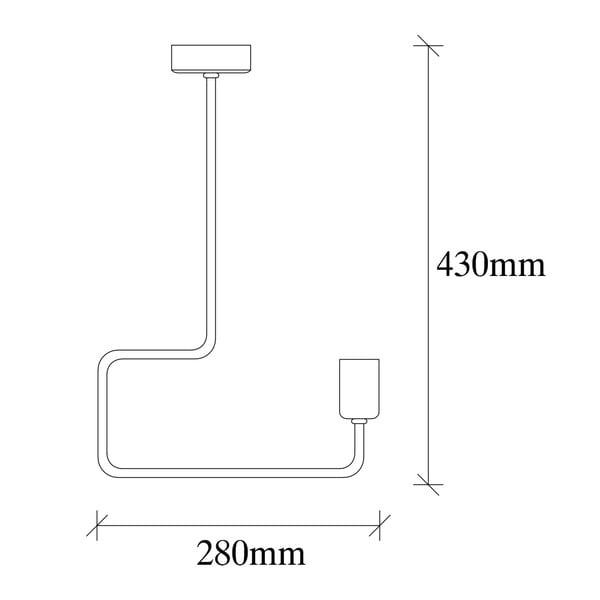 Penelope fekete fém függőlámpa - Opviq lights-image-4
