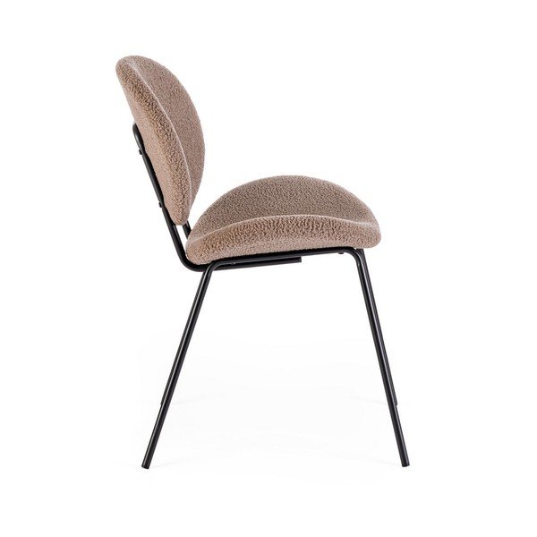 Bézs kárpitozott étkezőszék Maddie – Yes Everyday-image-3