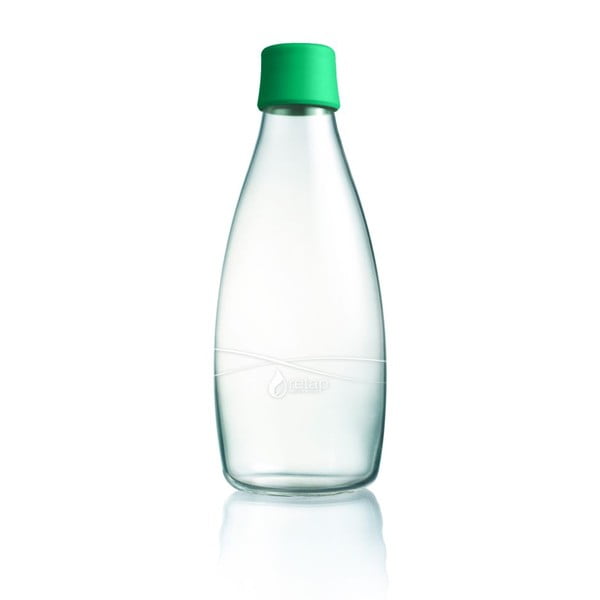 Élénkzöld üvegpalack, 800 ml - ReTap