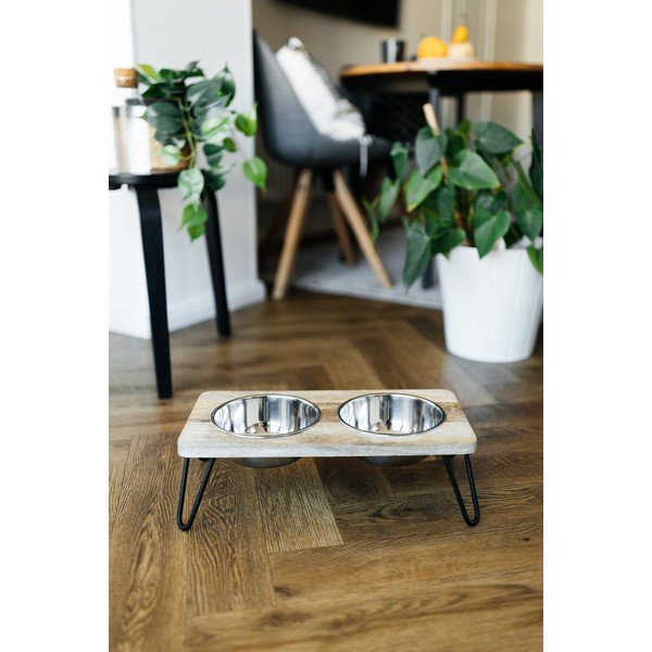 Fa tálka szett állvánnyal kutyáknak Dog Fantasy – Plaček Pet Products-image-1