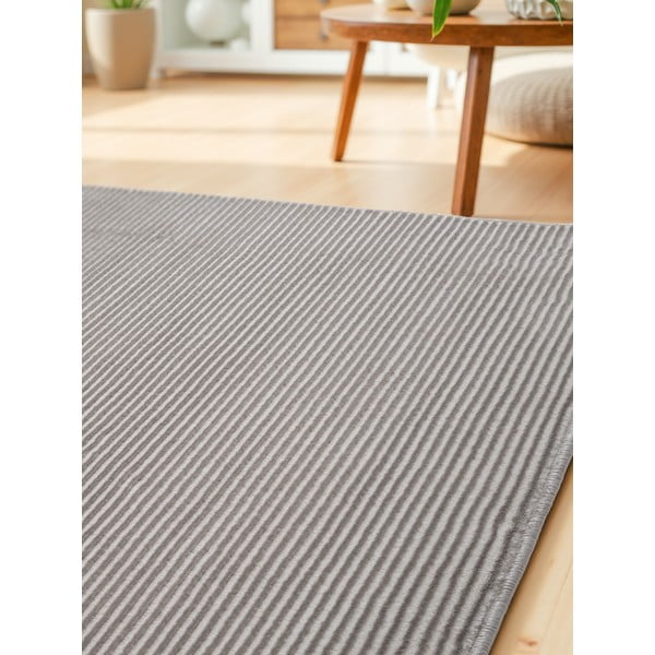 Szürke-krémszínű futószőnyeg 80x240 cm Perles Dolomite – Elle Decoration-image-1