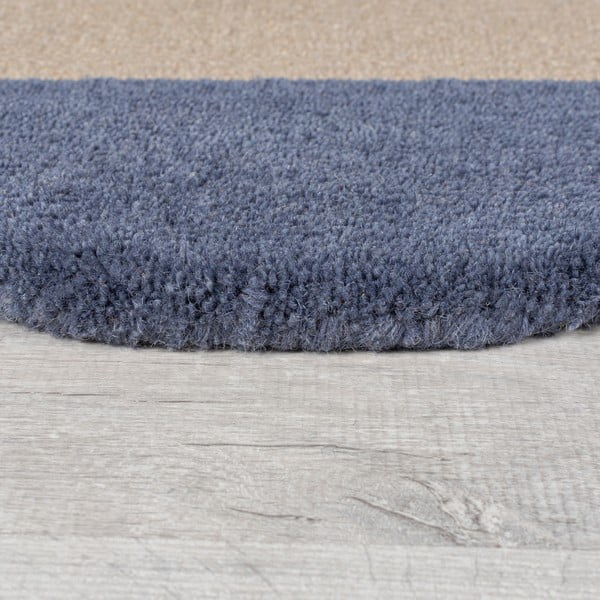 Bézs kézi szövésű gyapjú futószőnyeg 80x230 cm Mia Scallop Frame – Flair Rugs-image-4