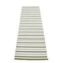Zöld-krémszínű kültéri-beltéri futószőnyeg 70x240 cm Teo Sage – Pappelina