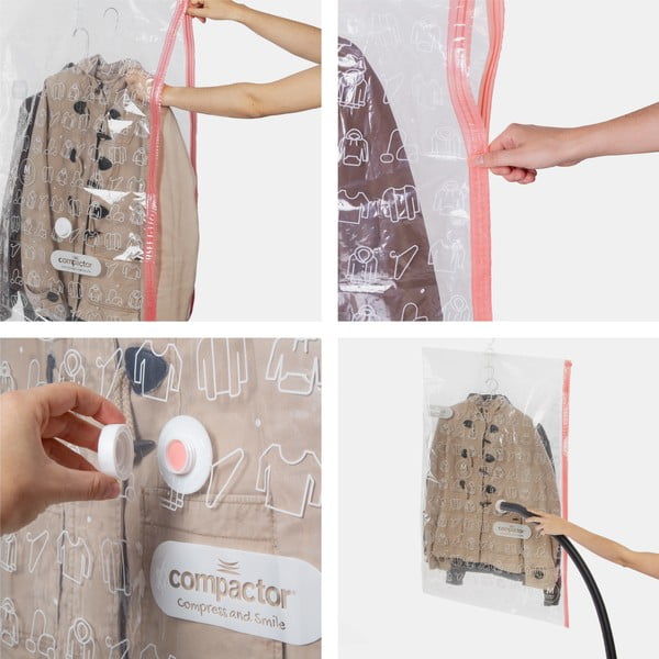 Vákuumzsák készlet 4 db-os Hanging Vacuum M/L – Compactor-image-4