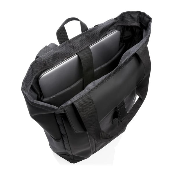 Swiss Peak fekete hátizsák 15" laptophoz, 16 l - XD Design-image-2