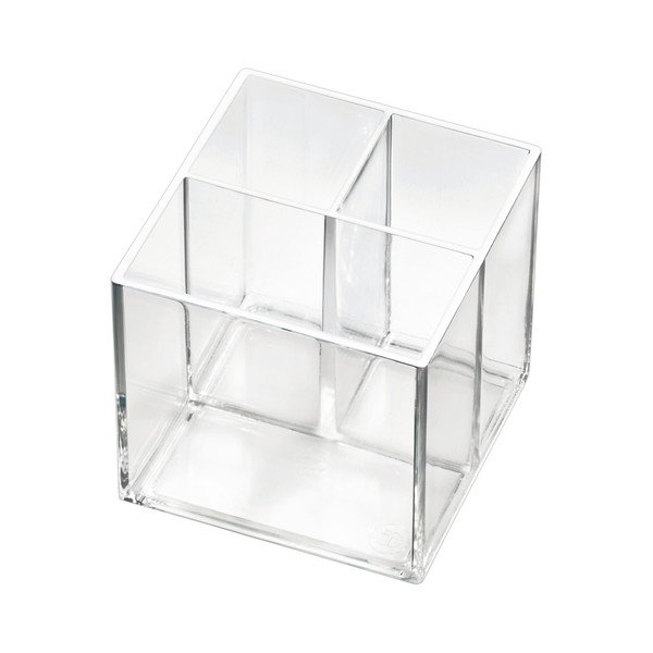 Újrahasznosított műanyag fürdőszobai rendszerező kozmetikumokhoz Cosmetic Cube – iDesign-image-2