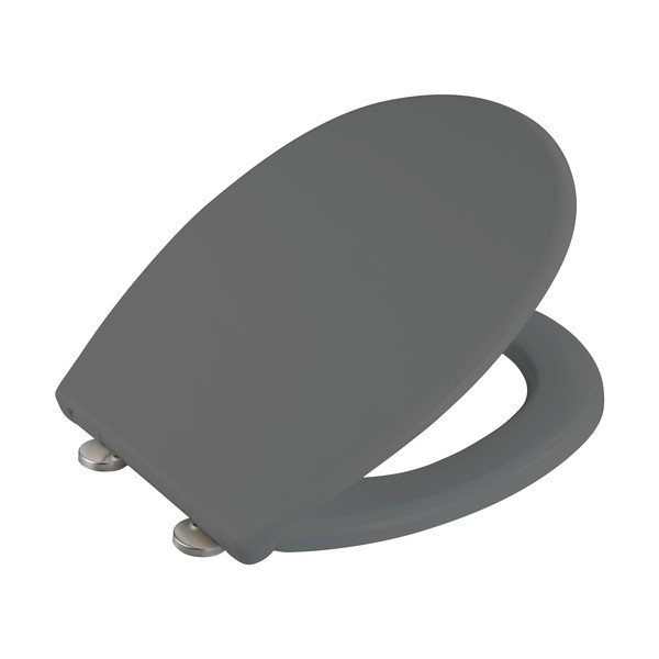 Vorno szürke rozsdamentes acél wc-ülőke - Wenko-image-2