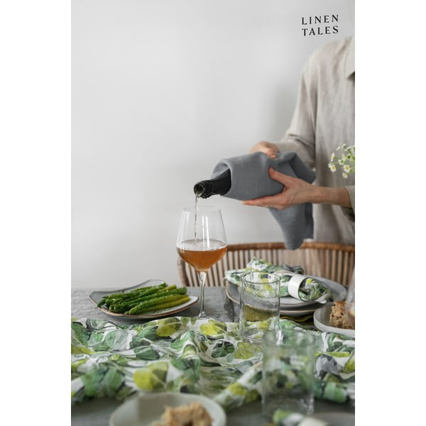 Len konyharuha 45x65 cm Khaki – Linen Tales-image-4