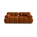 Narancssárga bársony kanapé 188 cm Bellis – Micadoni Home