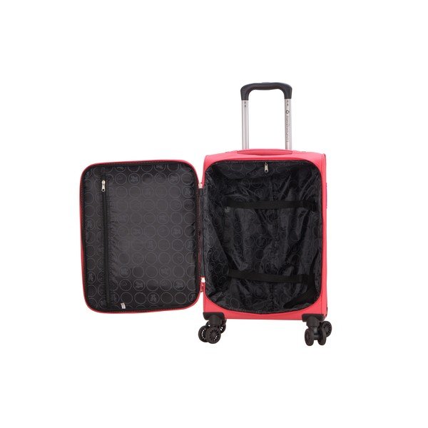 Luciana rózsaszín gurulós bőrönd, 101 l - Lulucastagnette-image-2