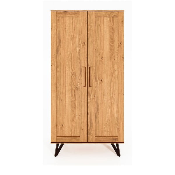 Tölgyfa ruhásszekrény 91x185 cm Golo - The Beds-image-2