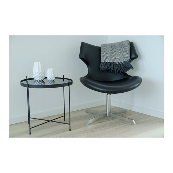 Cort fekete-fehér pléd, 170 x 130 cm - House Nordic-image-1