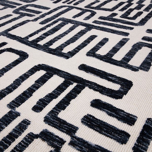 Fekete-fehér szőnyeg 200x290 cm Mason – Asiatic Carpets-image-1