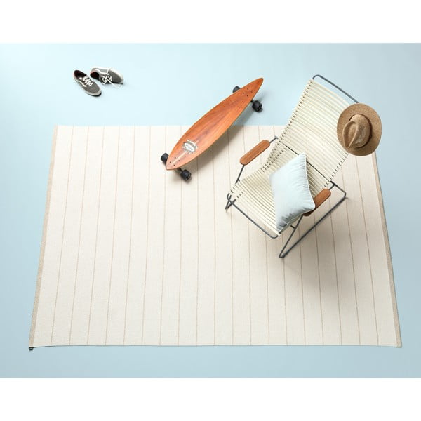 Krémszínű kültéri-beltéri futószőnyeg 70x270 cm Carl Vanilla – Pappelina-image-1