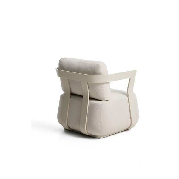 Krémszínű párnázott kerti fotel Tamaris – Kave Home-image-3