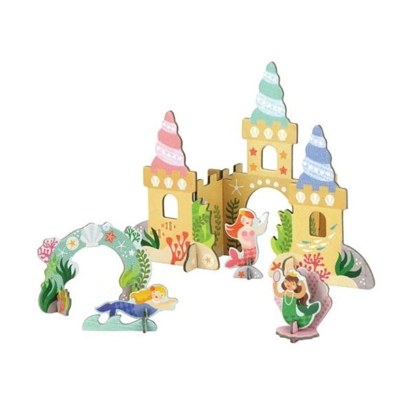 Mermaid Castle 3D puzzle - Petit collage