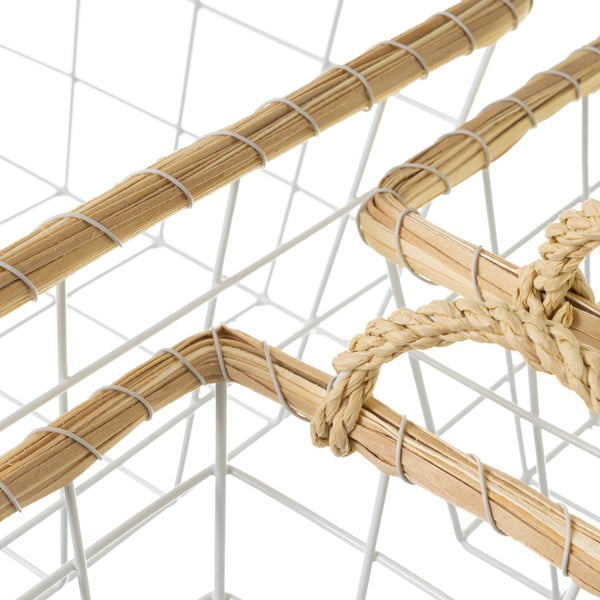 Fém drót kosár készlet 6 db-os - Casa Selección-image-4