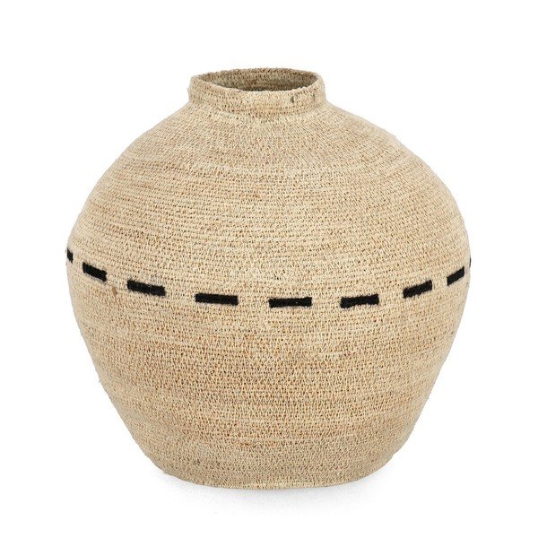 Bézs rattan kézzel készített váza (magasság 31 cm) Hue – Bizzotto