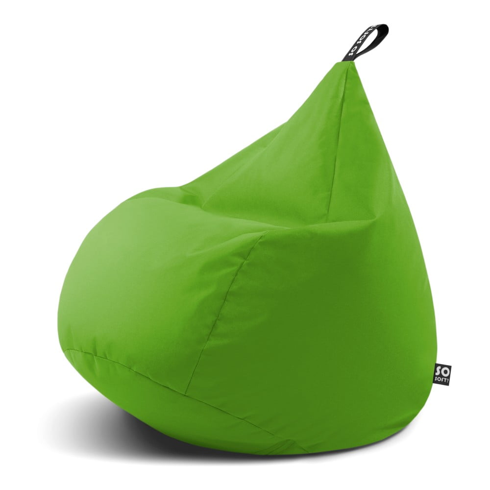 Zöld babzsákfotel Drop XL  So Soft?