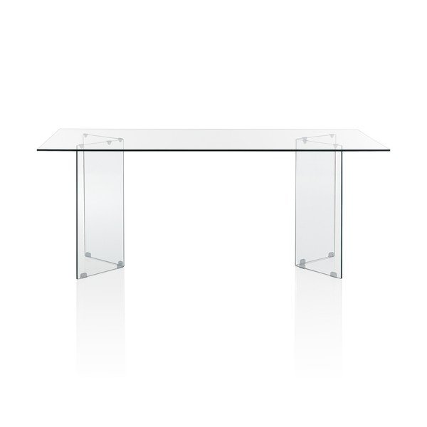 Üveg étkezőasztal 90x180 cm Kaya – Tomasucci-image-3