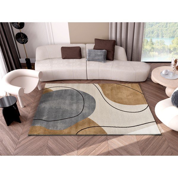 Narancssárga-krémszínű szőnyeg 80x150 cm New York – Universal-image-2
