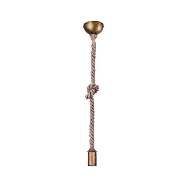 Sárgaréz színű függőlámpa ø 12 cm Rope – Trio-image-2